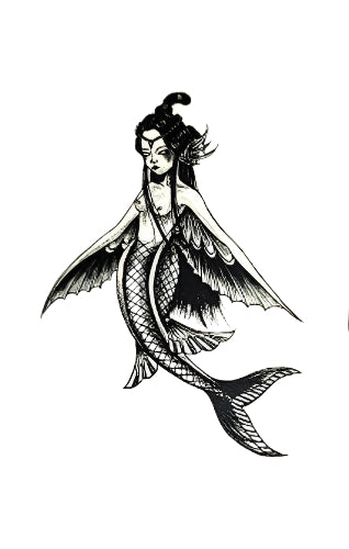 Siren Wings Tattoo