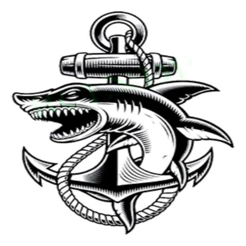 ការចាក់សាក់ Anchor Shark